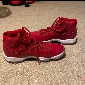 Red Jordan 11s “Win like 96”